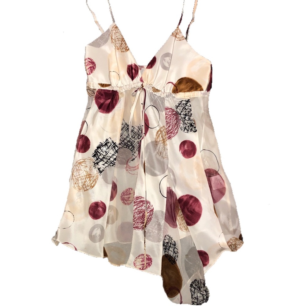 Poleci Silk Beautifully Draped Top